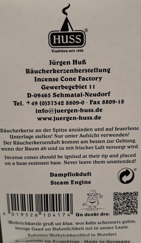 Räucherkerzen Dampflokduft – Bild 3