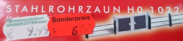 Bausatz Stahlrohrzaun H0 – Bild 2